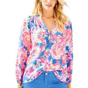 Lilly Pultizer Elsa Top (One Missing Button)